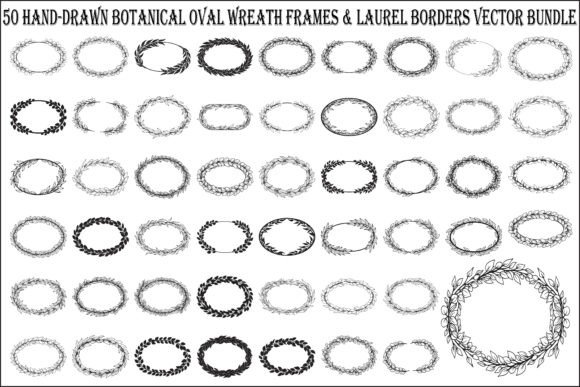 A Designer’s Take on the Botanical Oval Wreath Frame Bundle