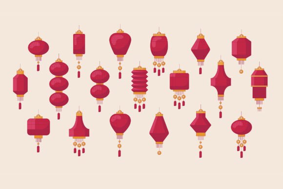 A Graphic Designer's Review of Lunar New Year Lantern Illustrations