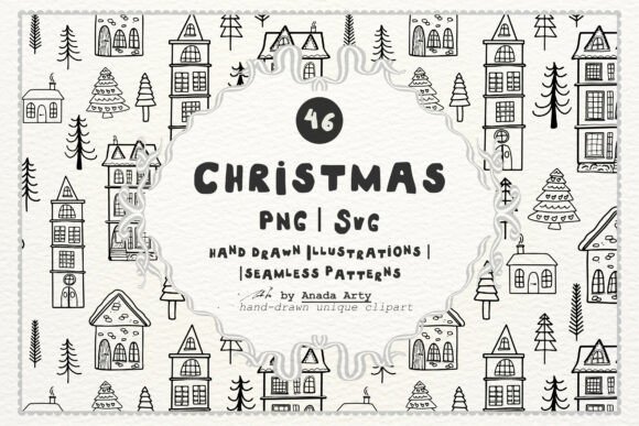 Christmas Doodles, Patterns