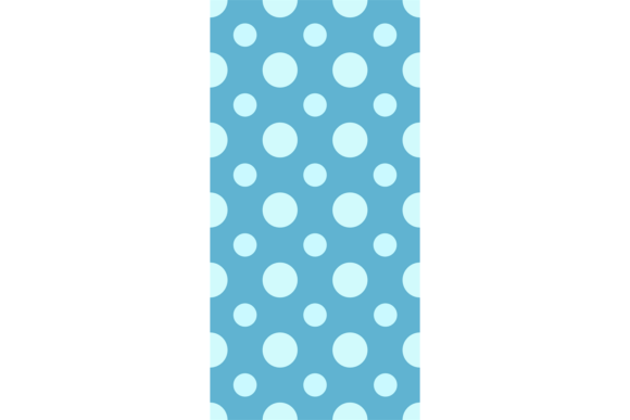 Geometric Blue Retro Pattern for Graphics & Illustrations
