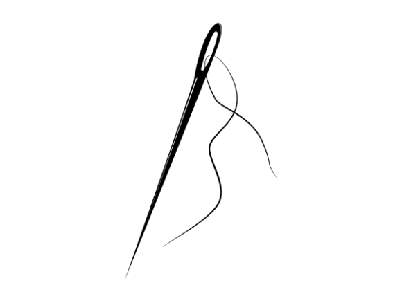 Sewing Needle with Thread: Clean Graphics & Illustrations